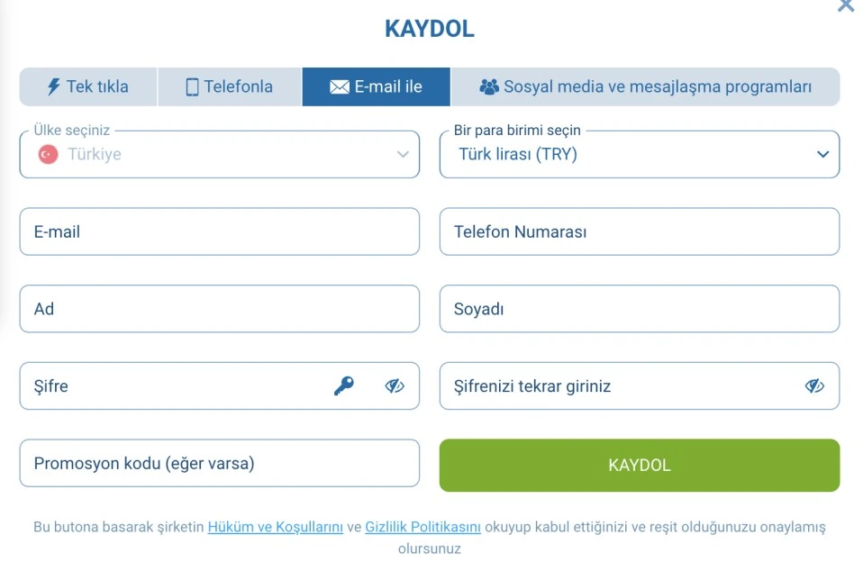 1xbet Kayıt 